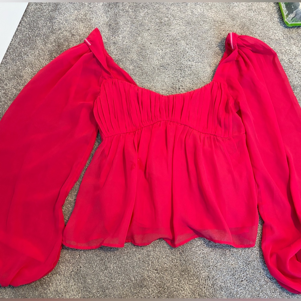 Abercrombie Puff Sleeve Blouse